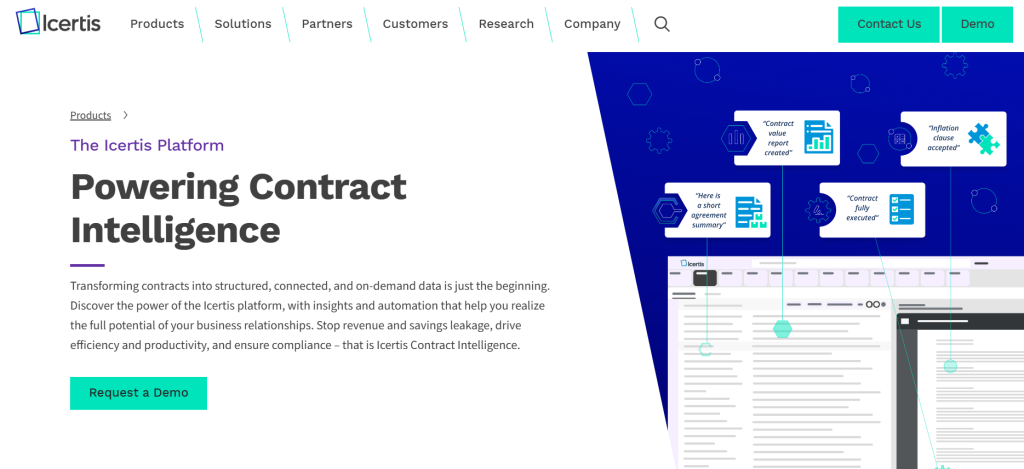 Icertis Contract Intelligence  screenshot
