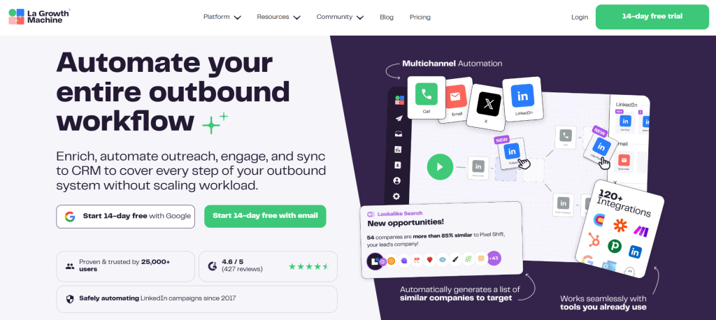 LaGrowthMachine Screenshot