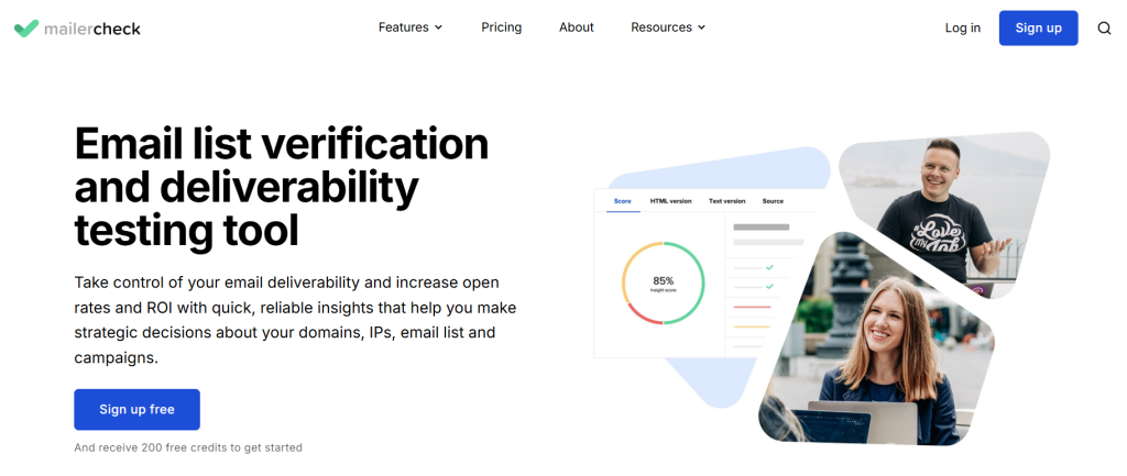 MailerCheck screenshot