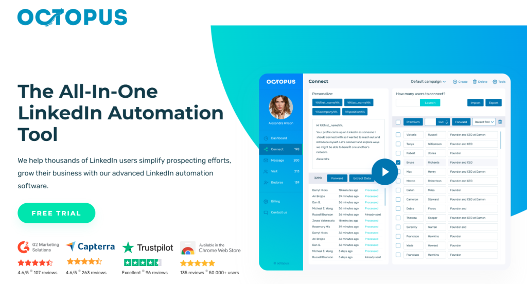 Octopus CRM screenshot