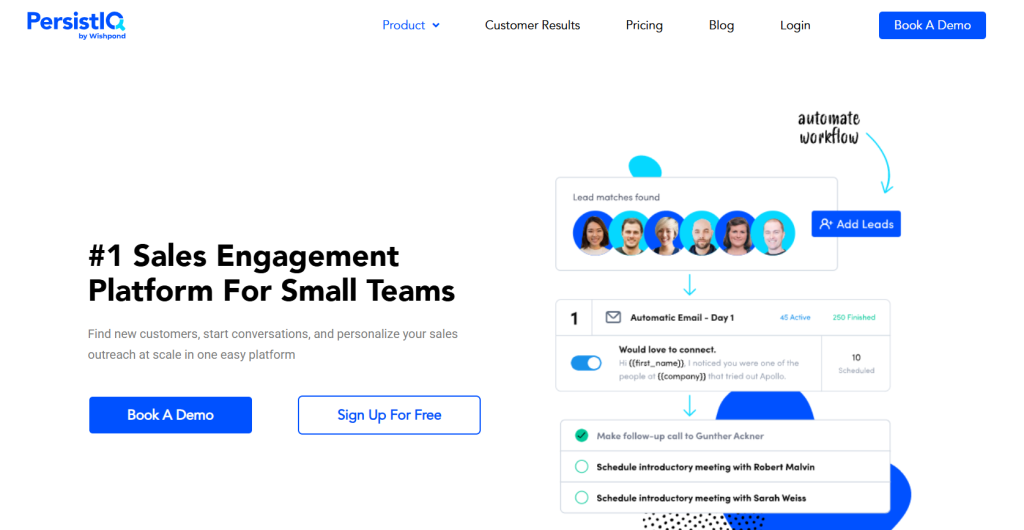 PersistIQ screenshot