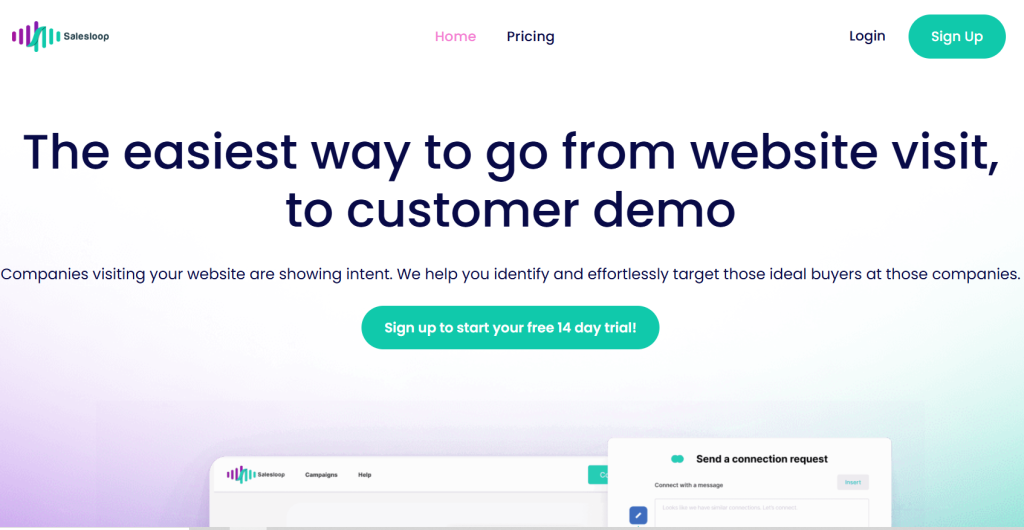Salesloop screenshot