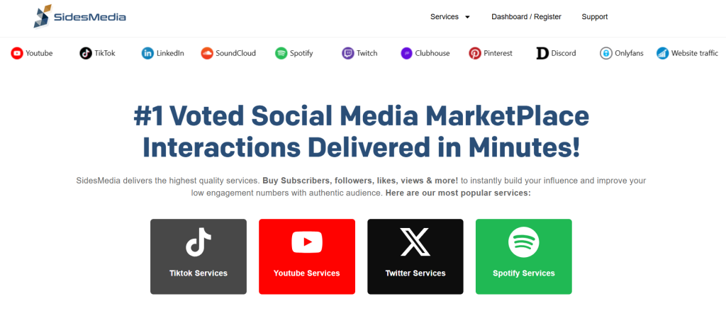 SidesMedia screenshot