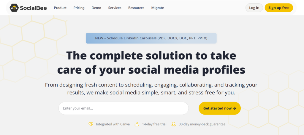 SocialBee screenshot