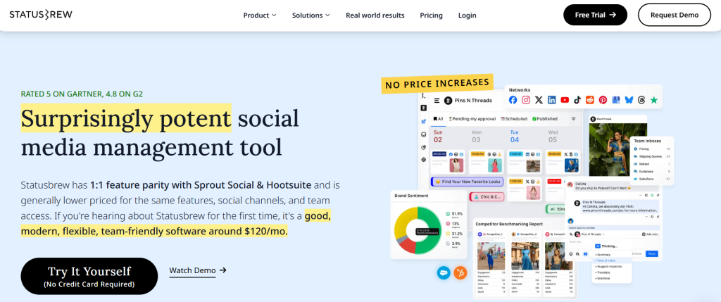 Statusbrew screenshot