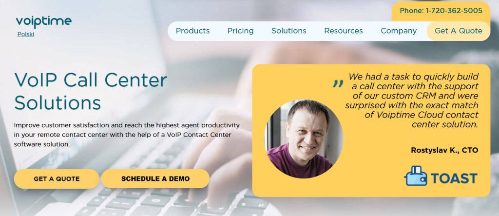 Voiptime Cloud screenshot