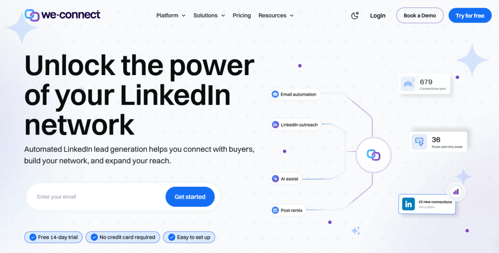 WeConnect screenshot