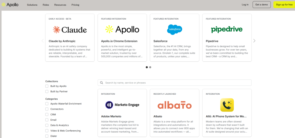Apollo.io Integrations