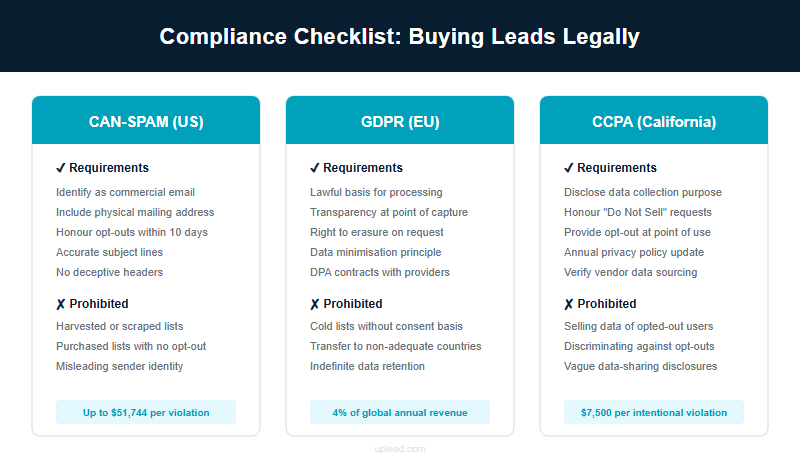 Is Buying Leads Legal?